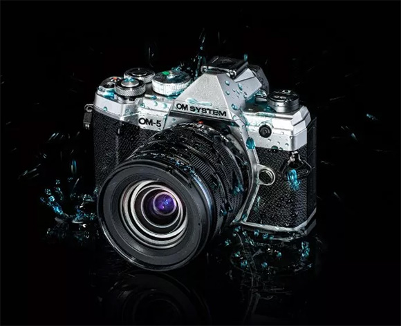 Camera with water
