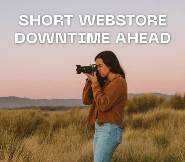 Short Webstore Downtime Ahead